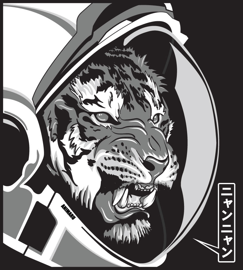Tiger in Spacesuit